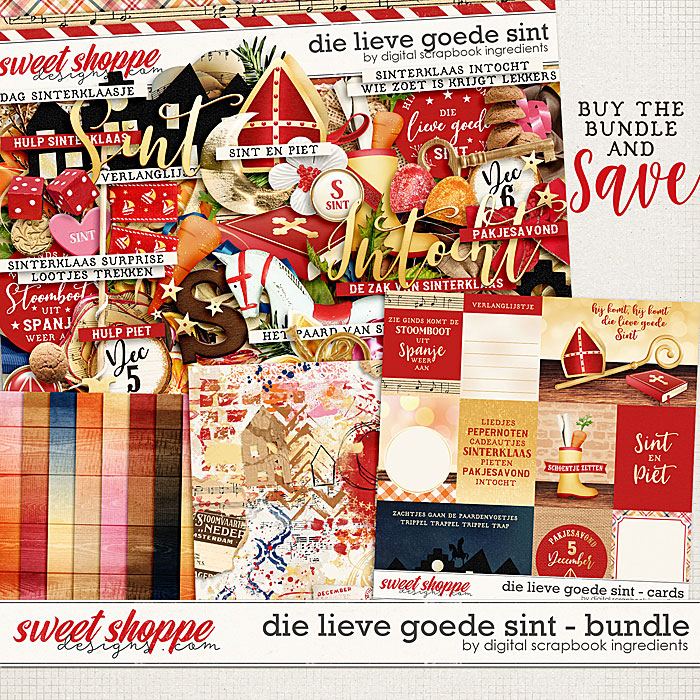 Die Lieve Goede Sint Bundle by Digital Scrapbook Ingredients