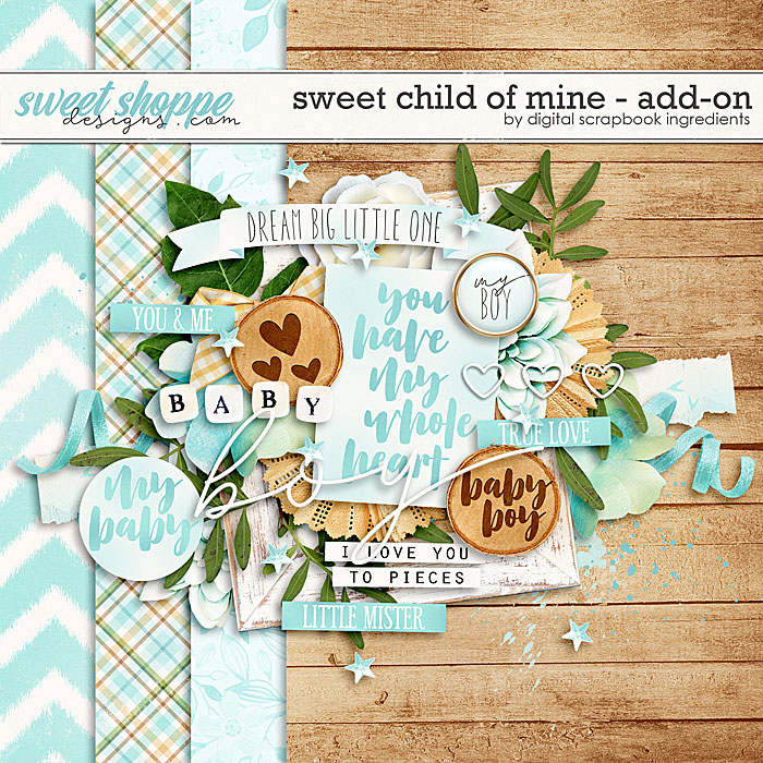 Sweet Child Of Mine Add-On by Digital Scrapbook Ingredients Sweet Child Of Mine Add-On by Digital Scrapbook Ingredients