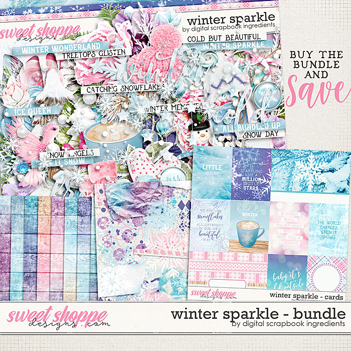 Winter Sparkle Bundle by Digital Scrapbook Ingredients
