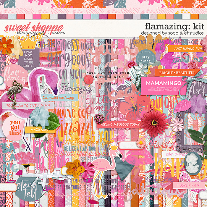 Flamazing: Kit | Designed by Soco and EHStudios