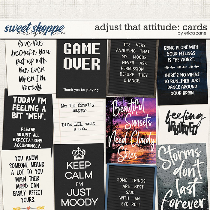 Adjust That Attitude: Cards by Erica Zane