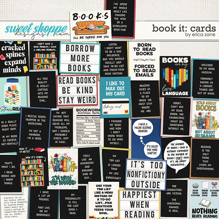 Book It: Cards by Erica Zane
