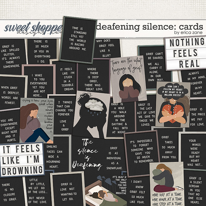 Deafening Silence: Cards by Erica Zane