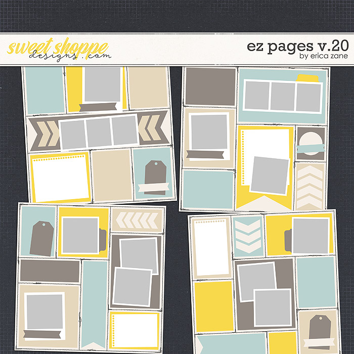 EZ Pages v.20 Templates by Erica Zane