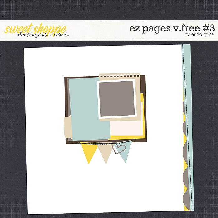 EZ Pages v.FREE #3 Template by Erica Zane