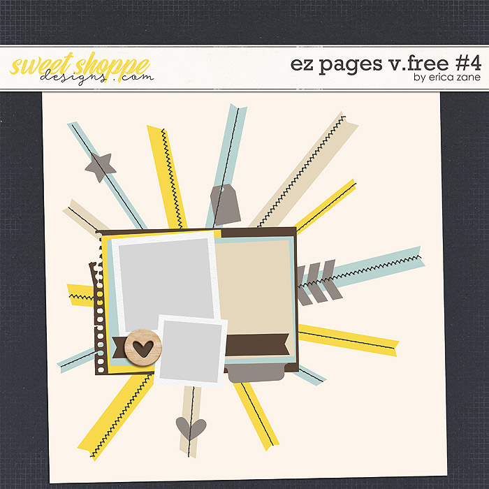 EZ Pages v.FREE #4 Template by Erica Zane