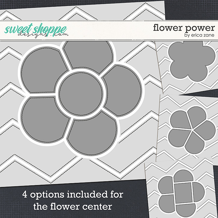 Flower Power Template by Erica Zane