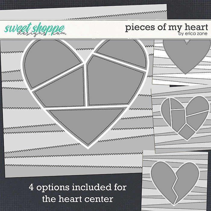 Pieces of my Heart Template by Erica Zane