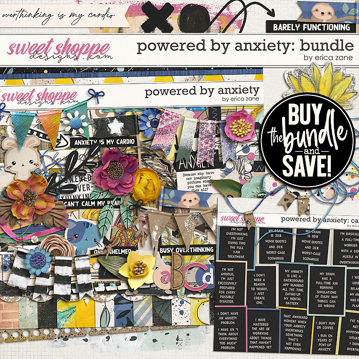 Powered by Anxiety: Bundle by Erica Zane