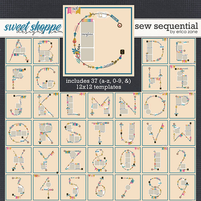 Sew Sequential Templates by Erica Zane