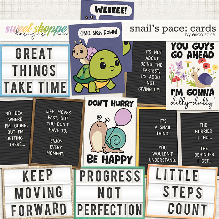  Snail's Pace: Cards by Erica Zane