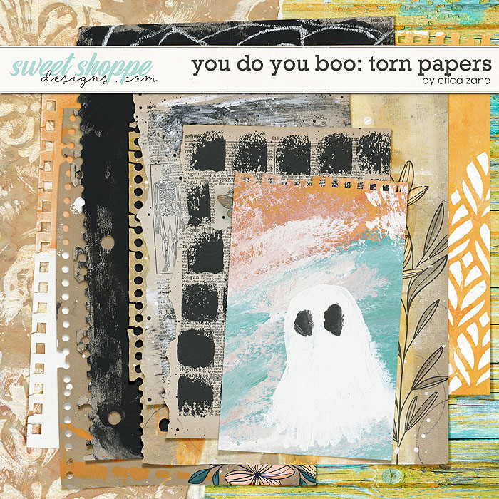 You Do You Boo Torn Papers by Erica Zane