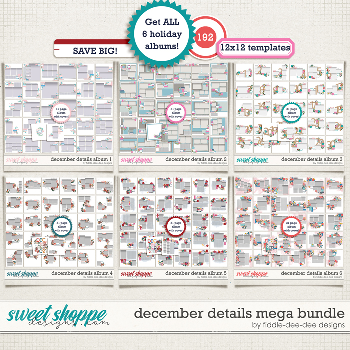 December Details MEGA Bundle by Fiddle-Dee-Dee Designs