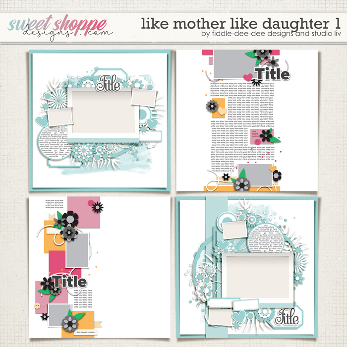 Like Mother Like Daughter 1 by Fiddle-Dee-Dee Designs and Studio Liv