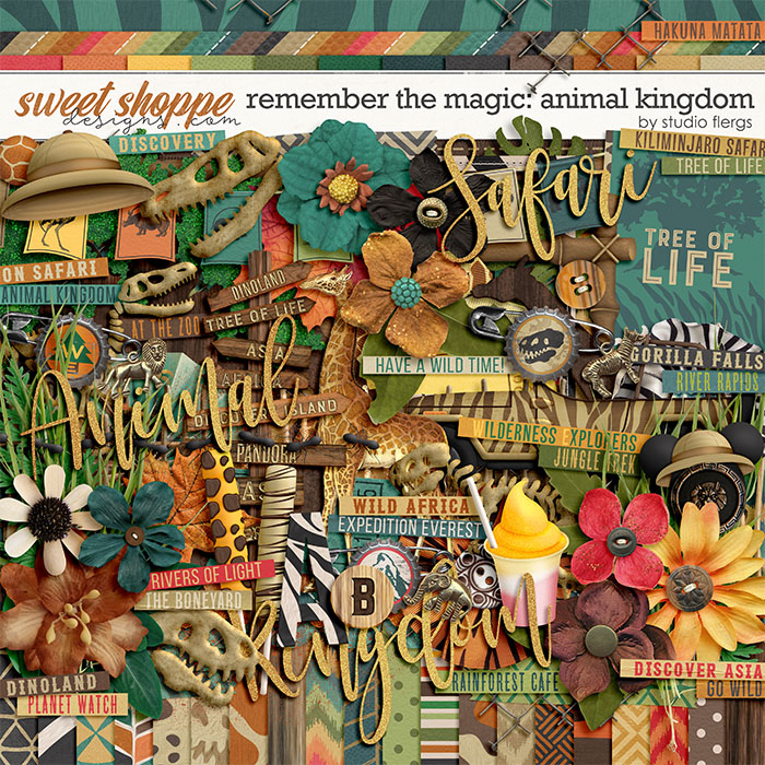 Magical Kingdom Digital Scrapbooking Kit by Shepherd Studio and Miss Fish