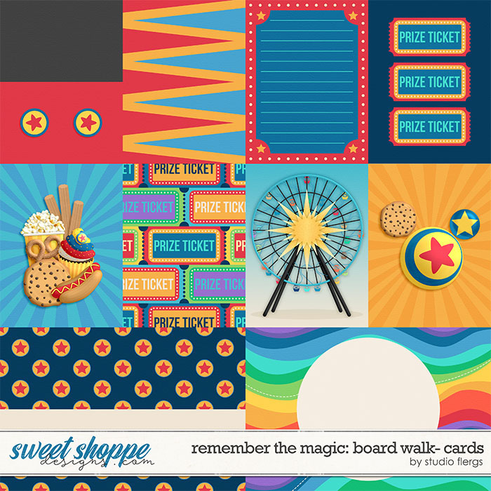 Remember the Magic: BOARD WALK- CARDS by Studio Flergs