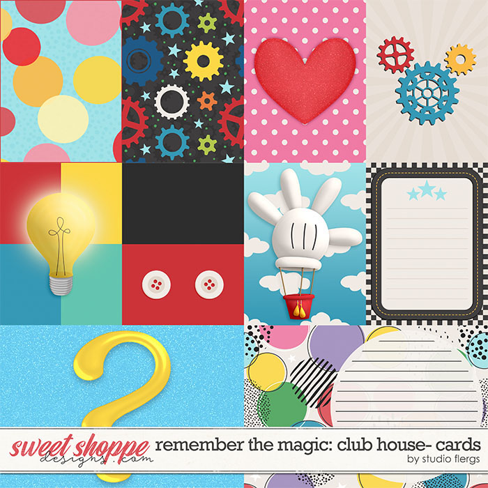 Remember the Magic: CLUB HOUSE- CARDS by Studio Flergs