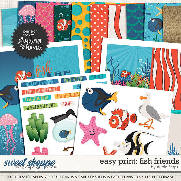 Remember the Magic: FISH FRIENDS- EZ PRINT by Studio Flergs Remember the Magic: FISH FRIENDS- EZ PRINT by Studio Flergs