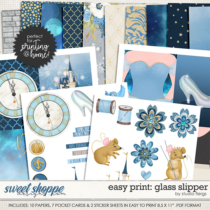 Remember the Magic: GLASS SLIPPER- EZ PRINT by Studio Flergs Remember the Magic: GLASS SLIPPER- EZ PRINT by Studio Flergs