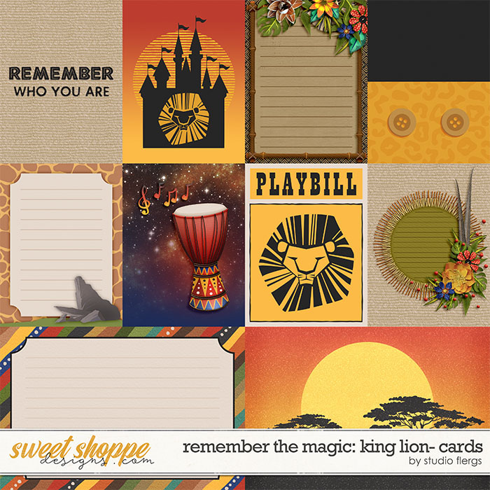 Remember the Magic: KING LION- CARDS by Studio Flergs