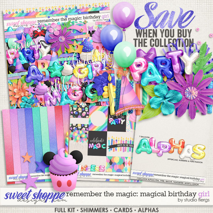 Remember the Magic: MAGICAL BIRTHDAY GIRL- COLLECTION & *FWP* by Studio Flergs