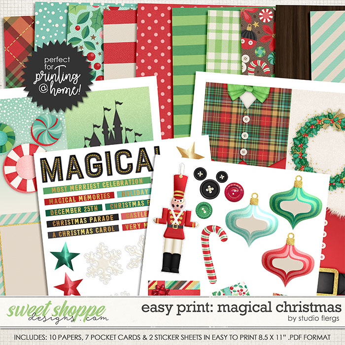 Remember the Magic: MAGICAL CHRISTMAS- EZPRINT by Studio Flergs