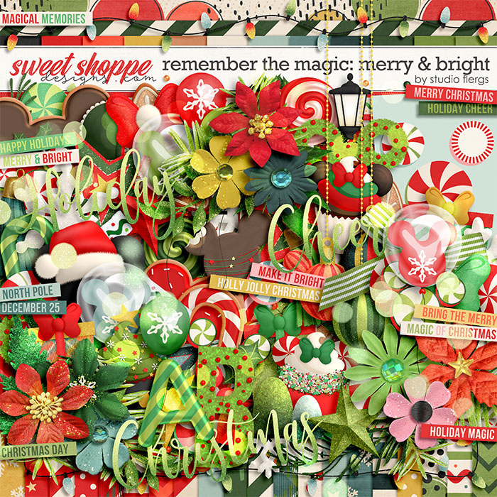 Digital Scrapbook Kit - North Pole Christmas