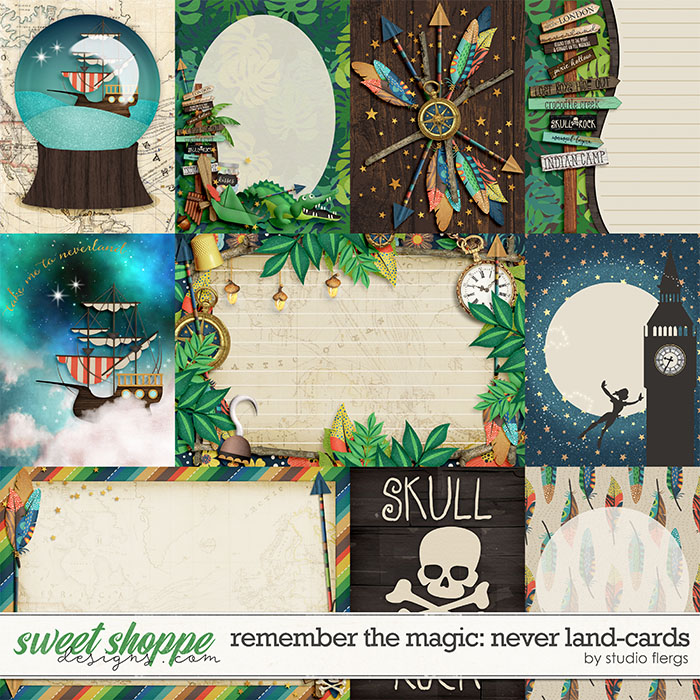 Remember the Magic: NEVER LAND- CARDS by Studio Flergs