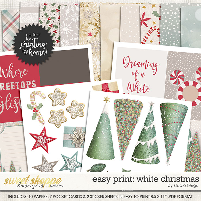 Remember the Magic: WHITE CHRISTMAS-EZ PRINT by Studio Flergs Remember the Magic: WHITE CHRISTMAS-EZ PRINT by Studio Flergs
