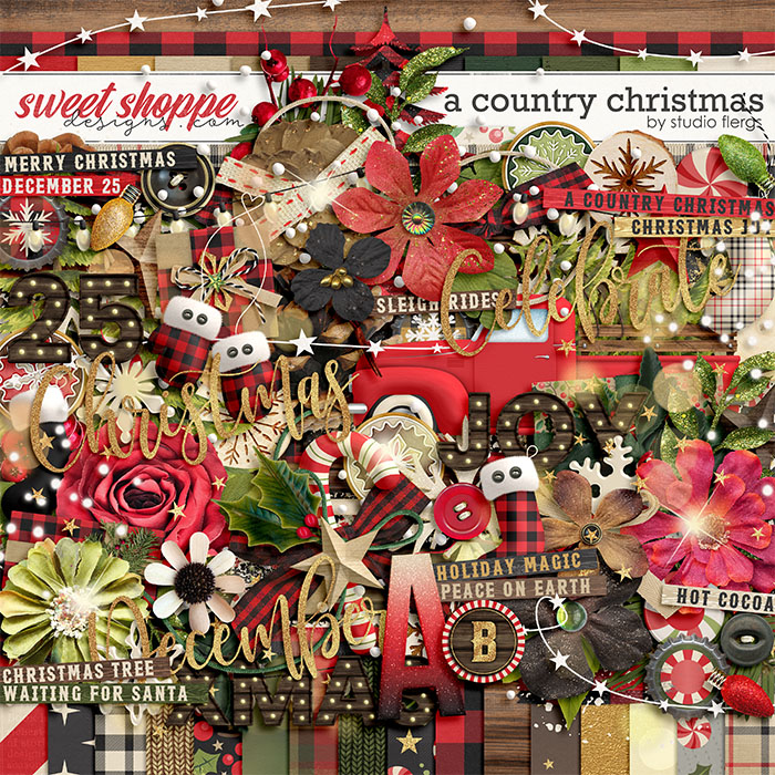 A Country Christmas: by Studio Flergs