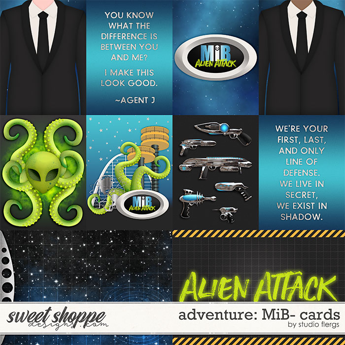 Adventure: MiB- CARDS by Studio Flergs