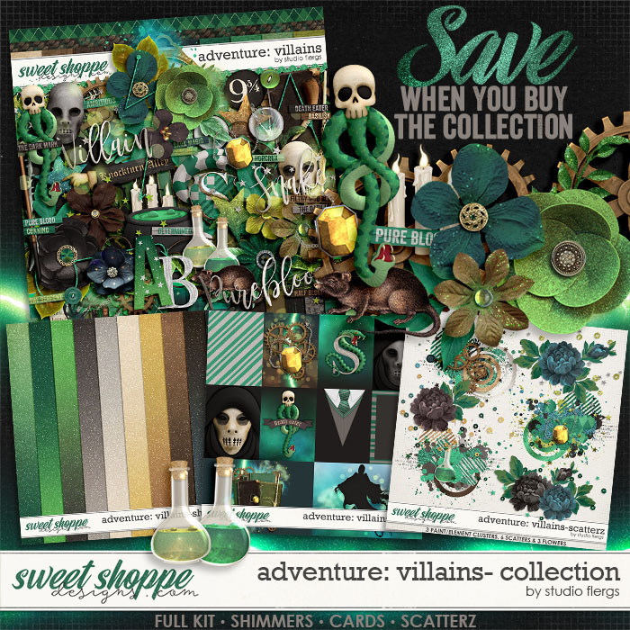 Adventure: Villains- COLLECTION & *FWP* by Studio Flergs