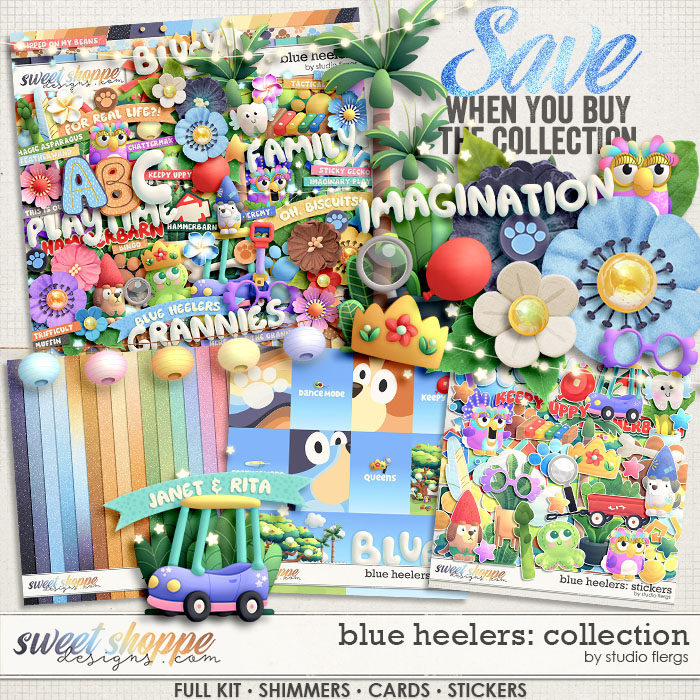 Blue Heelers: COLLECTION & *FWP* by Studio Flergs