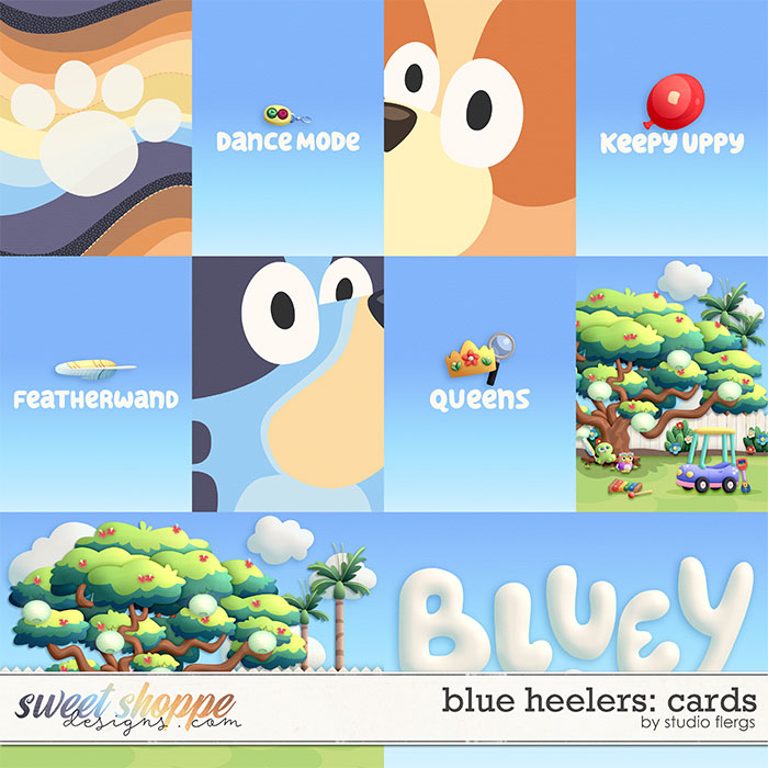 Blue Heelers: CARDS by Studio Flergs