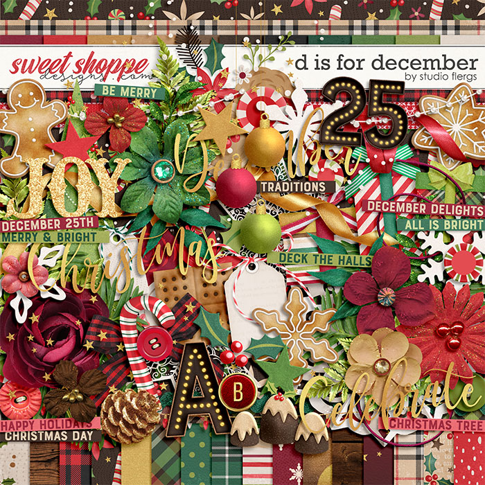 D is for December by Studio Flergs