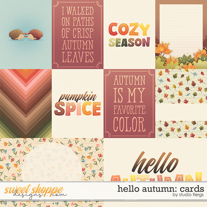 Hello Autumn: CARDS by Studio Flergs