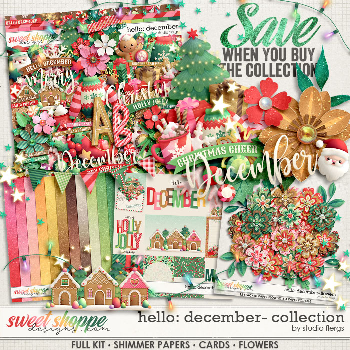 Hello: December- COLLECTION & *FWP* by Studio Flergs