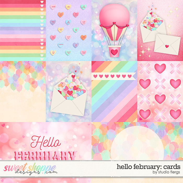 Hello: February- CARDS by Studio Flergs