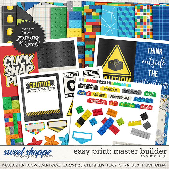 Master Builder- EZ PRINT by Studio Flergs Master Builder- EZ PRINT by Studio Flergs