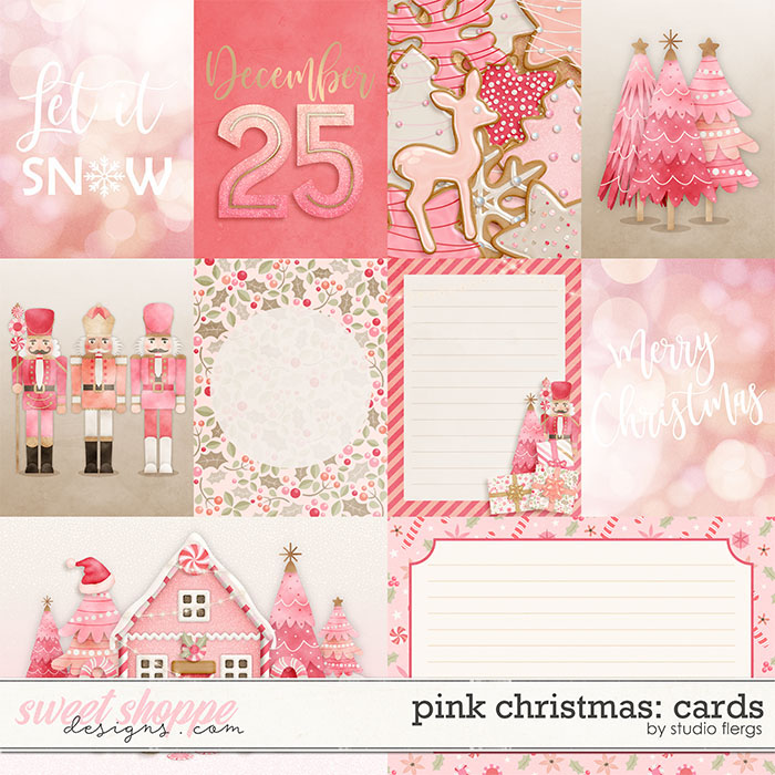 Pink Christmas: CARDS by Studio Flergs Pink Christmas: CARDS by Studio Flergs