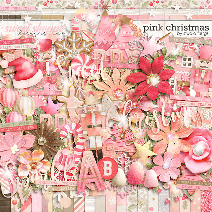 Pink Christmas by Studio Flergs