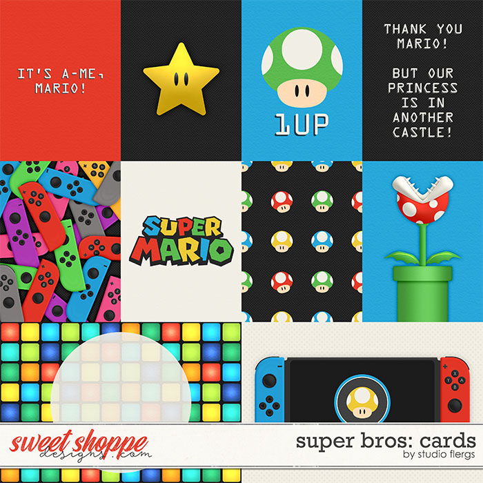 Super Bros: CARDS by Studio Flergs