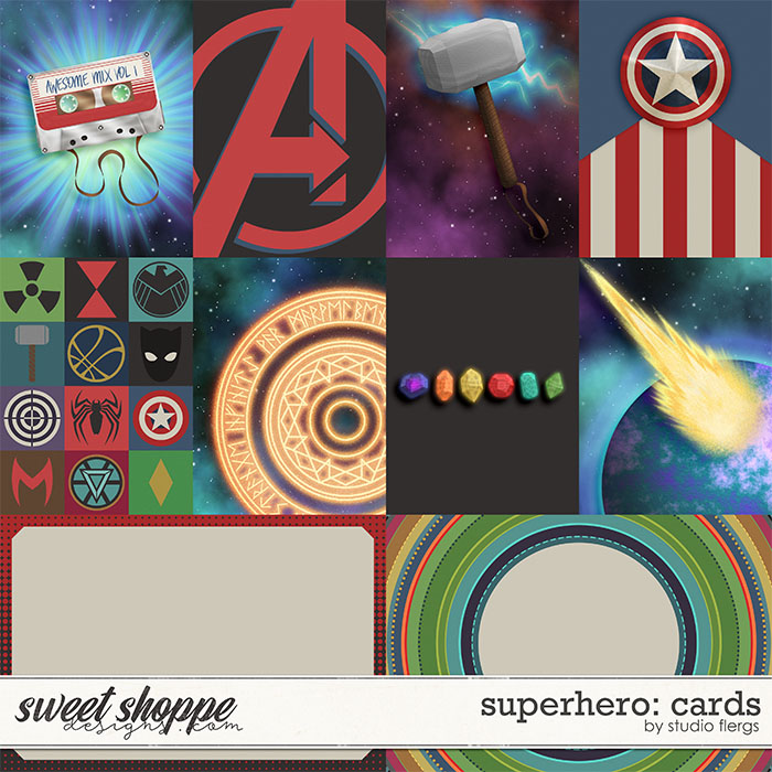 Superhero: CARDS by Studio Flergs