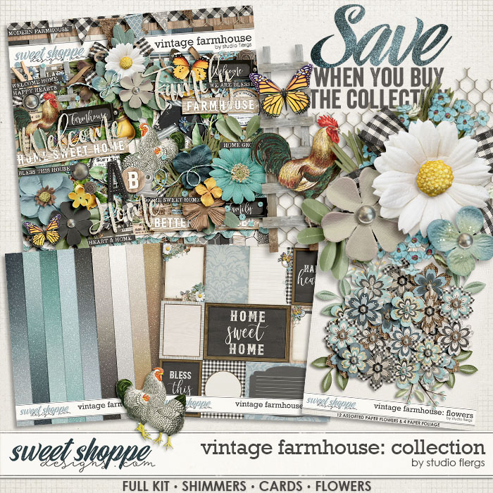 Vintage Farmhouse: COLLECTION & *FWP* by Studio Flergs