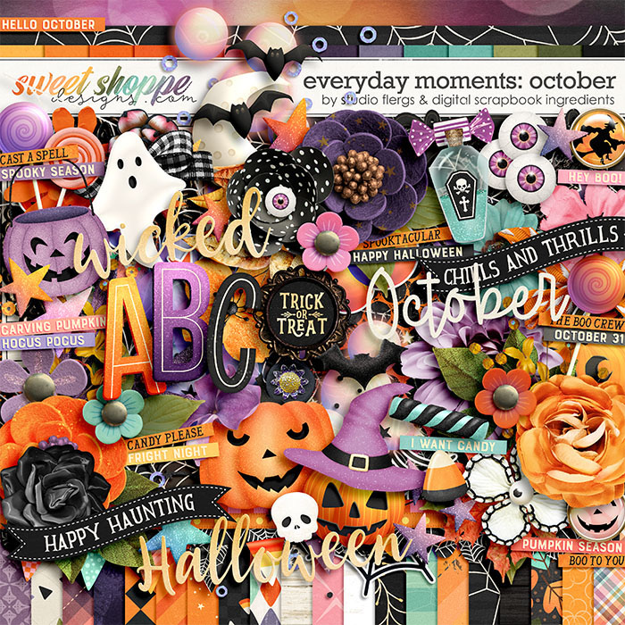 Everyday Moments: October by Studio Flergs & Digital Scrapbook Ingredients