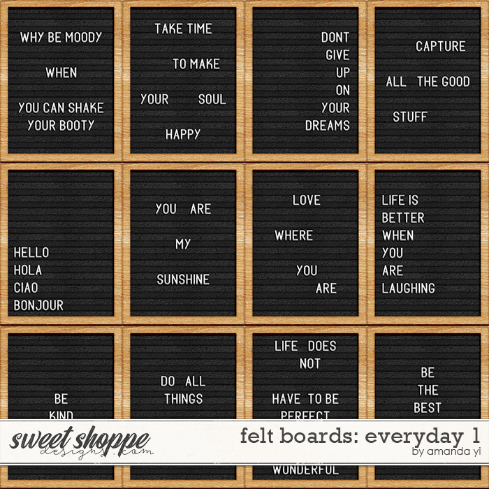 Felt Boards: Everyday 1 by Amanda Yi
