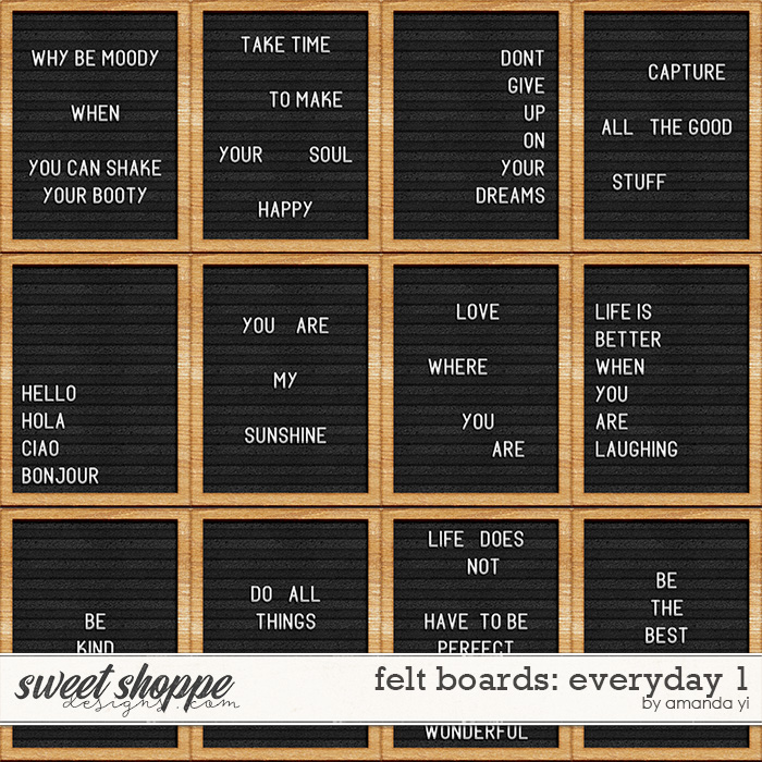 Felt Boards: Everyday 1 by Amanda Yi Felt Boards: Everyday 1 by Amanda Yi