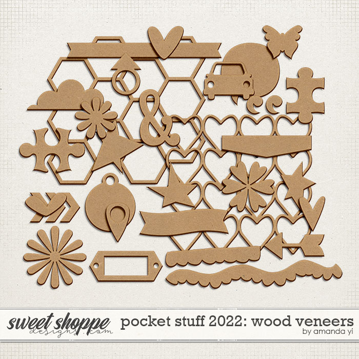 Pocket stuff 2022: wood veneers by Amanda Yi