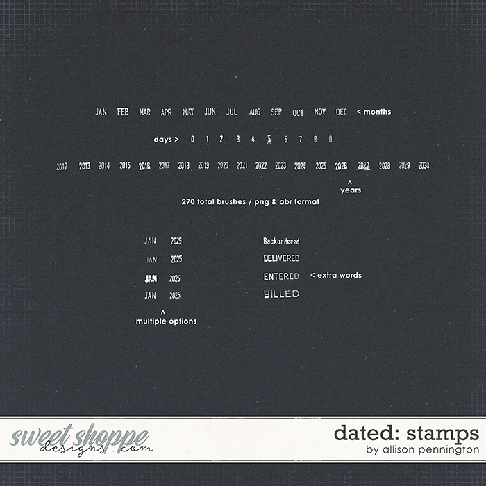 Dated: Stamps by Allison Pennington