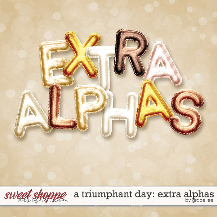 A Triumphant Day: Extra Alphabets by Grace Lee